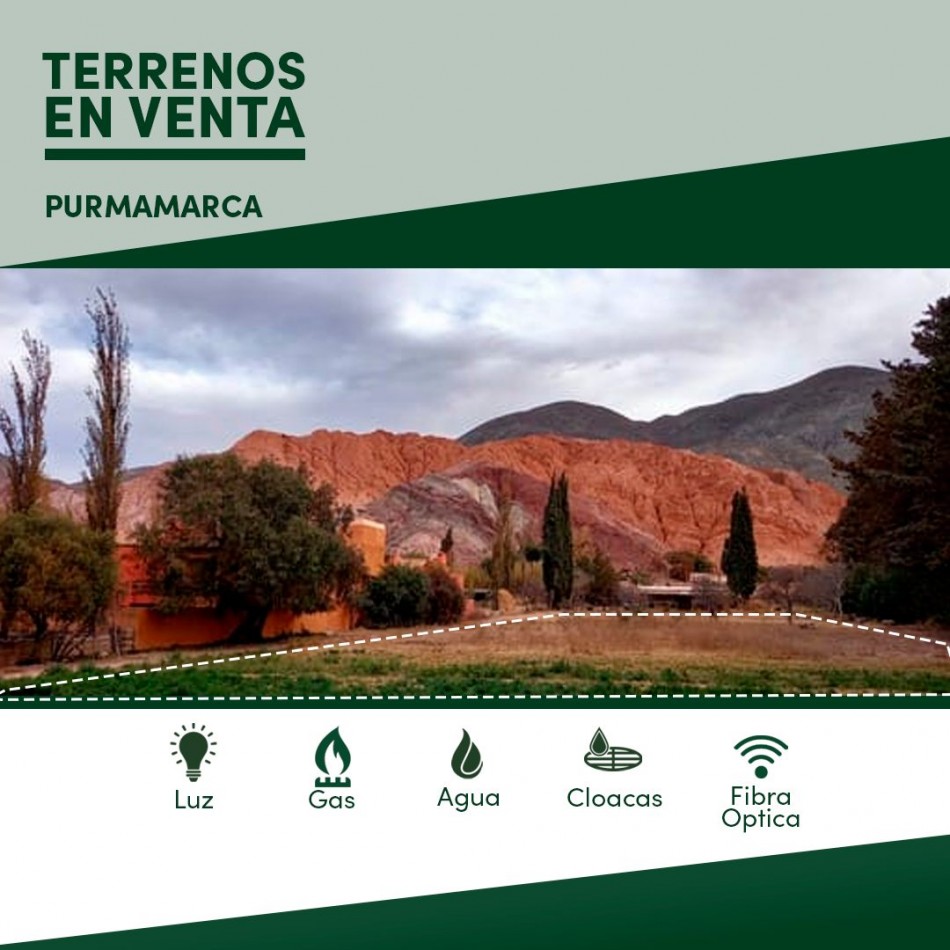 Foto Terreno en Venta en Purmamarca, Jujuy - pix1161191169 - BienesOnLine