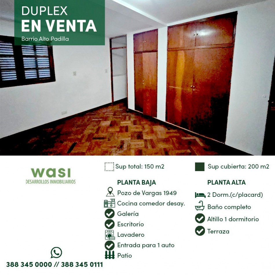 DUPLEX ALTO PADILLA