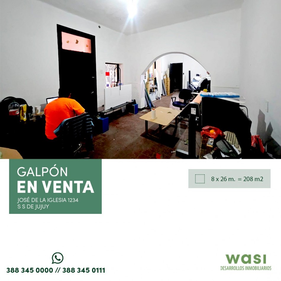 DEPOSITO CON OFICINAS EN VENTA