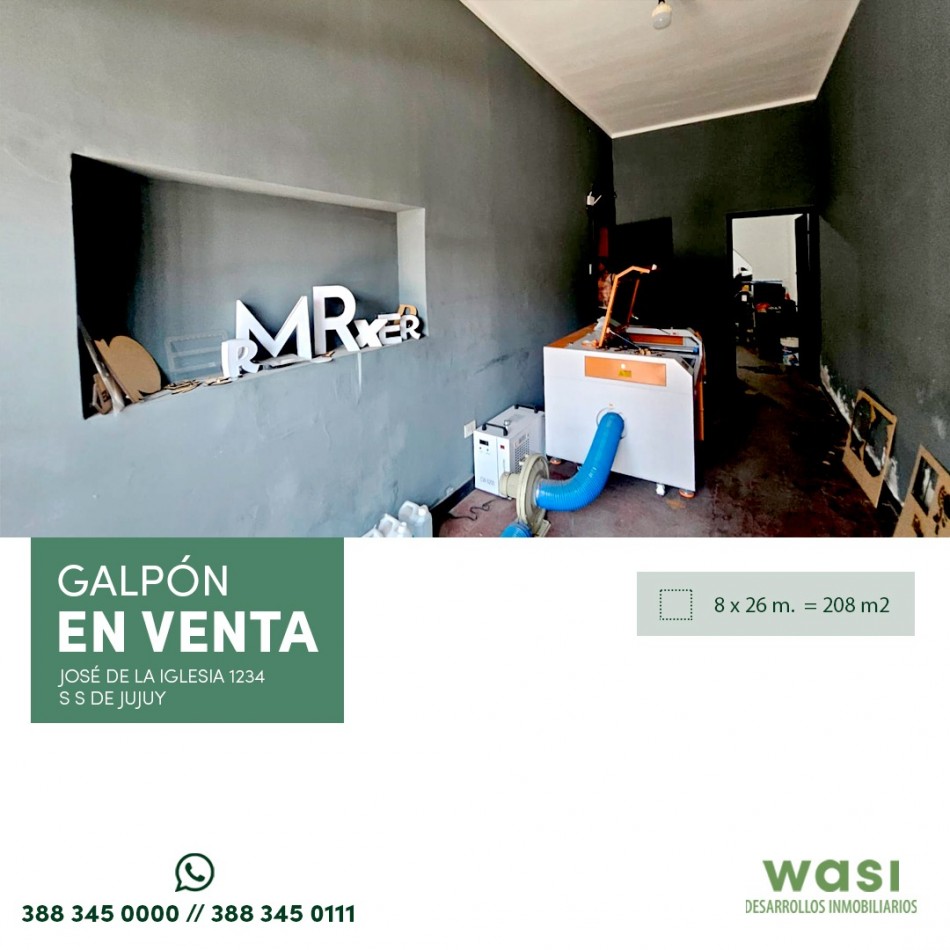 DEPOSITO CON OFICINAS EN VENTA