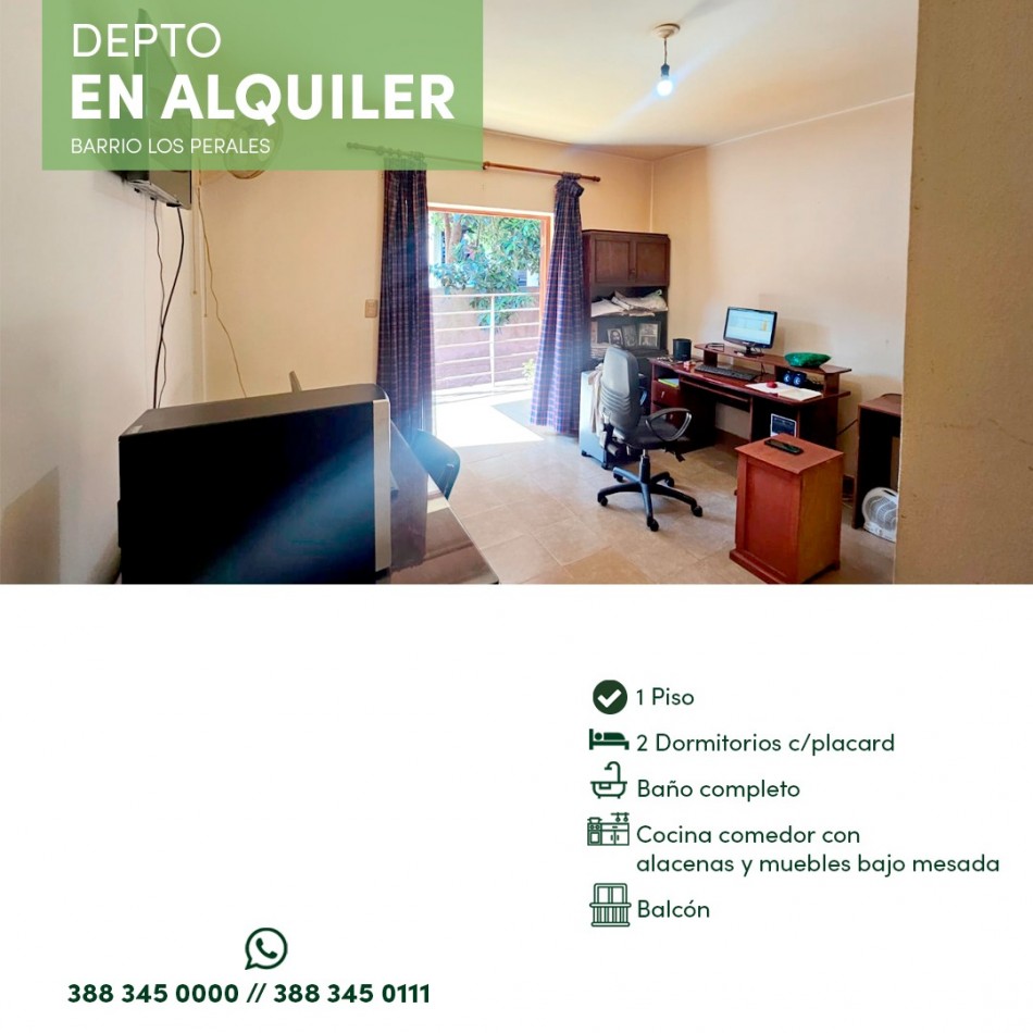 ALQUILER DEPTO LOS PERALES
