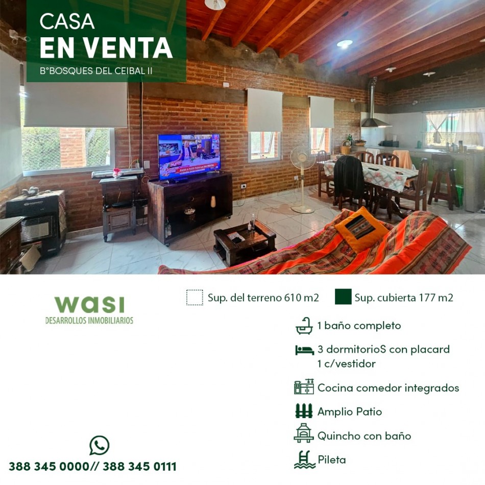 CASA CON PISCINA EL CEIBAL