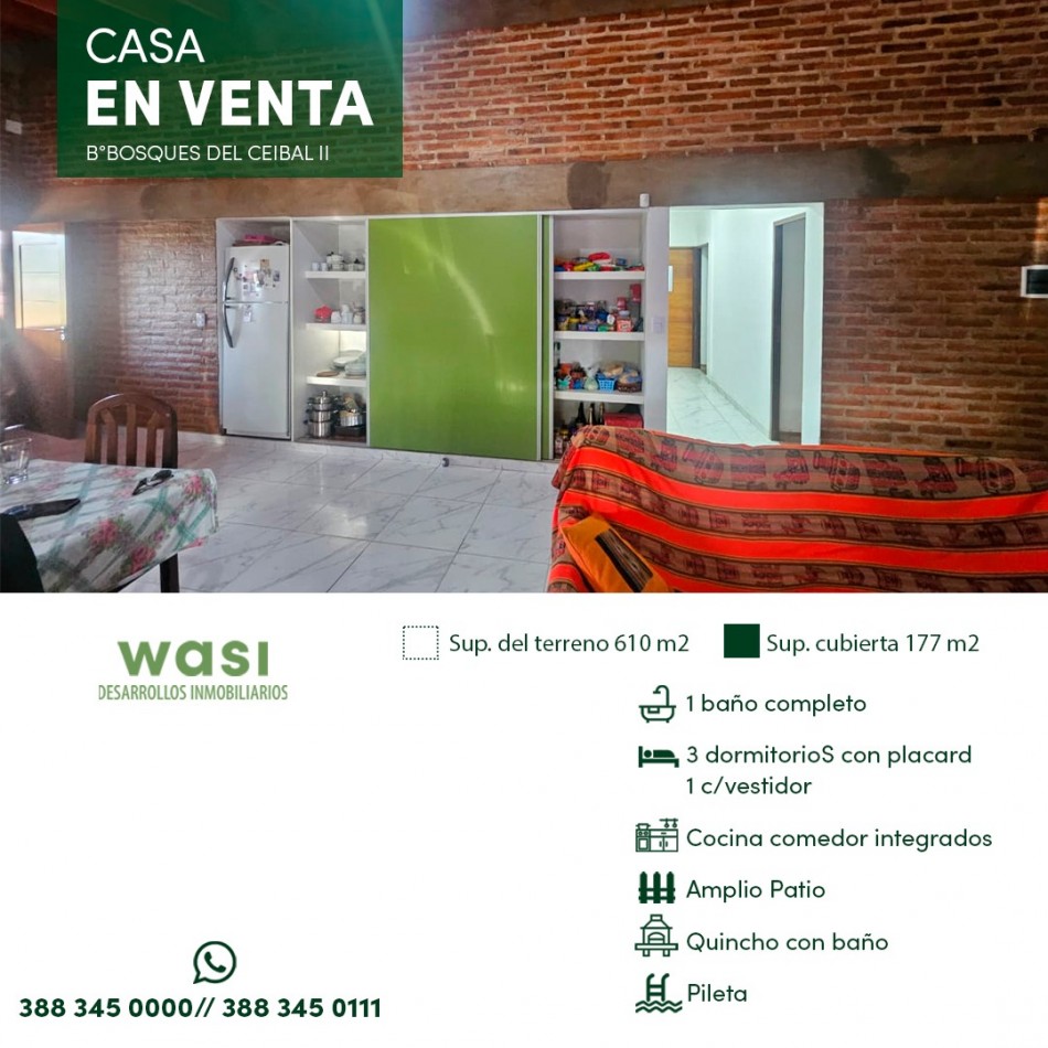 CASA CON PISCINA EL CEIBAL