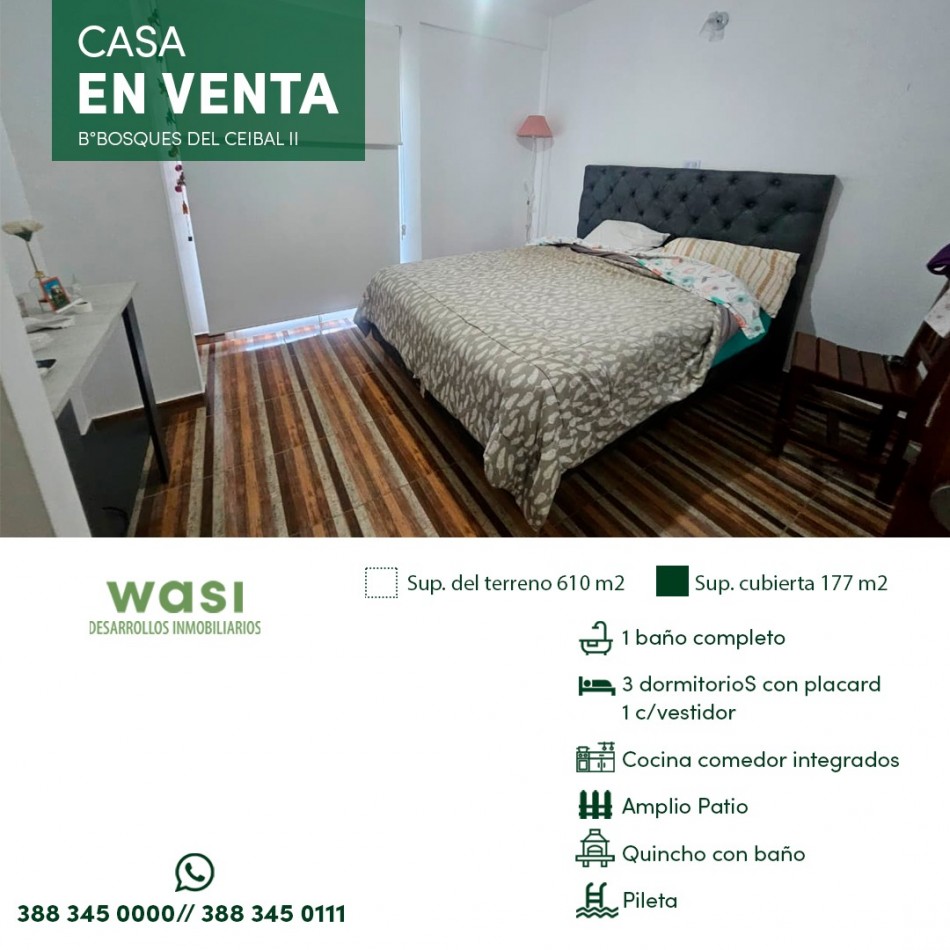 CASA CON PISCINA EL CEIBAL