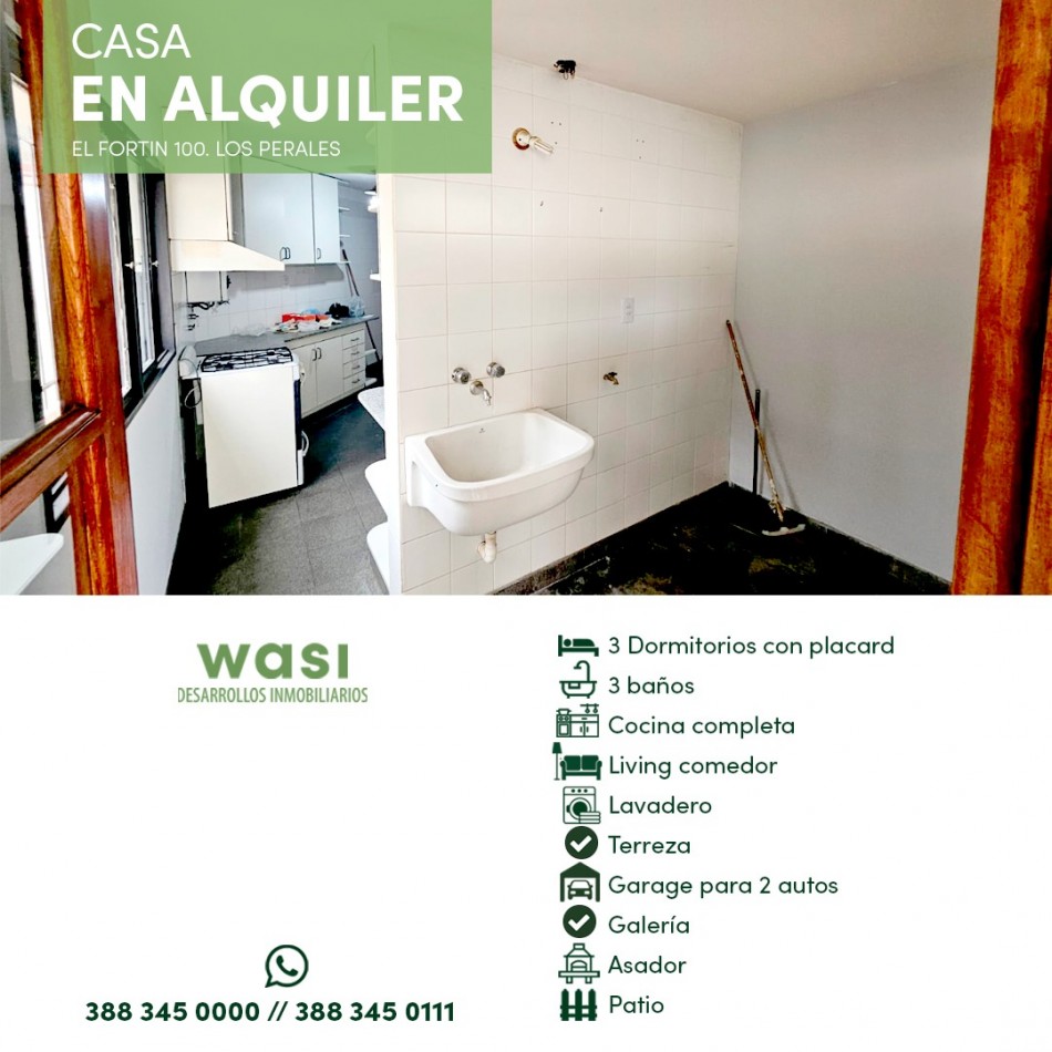 ALQUILER CASA LOS PERALES