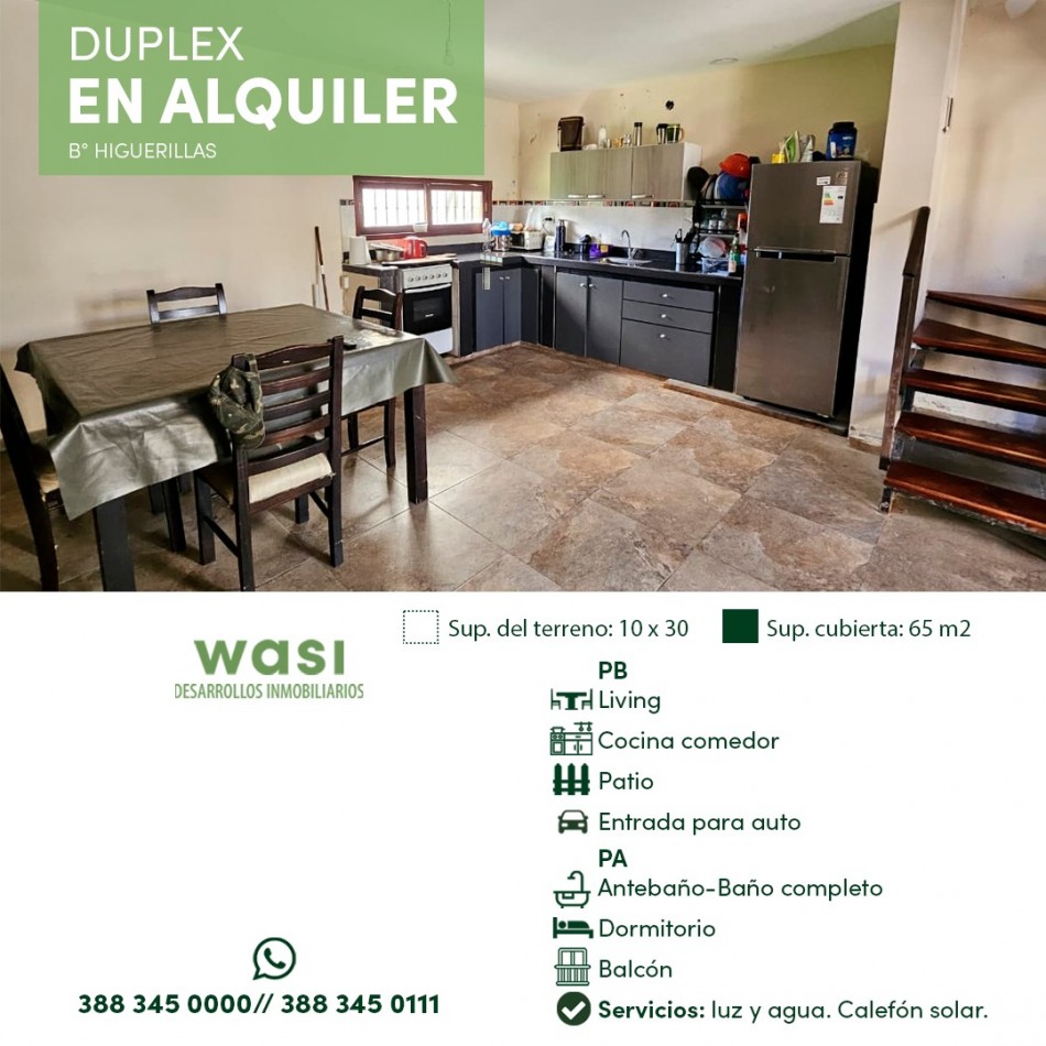 Alquiler Duplex tipo Loft