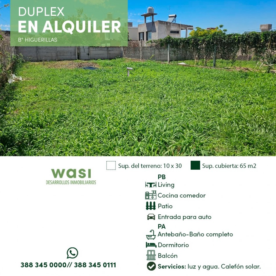 Alquiler Duplex tipo Loft