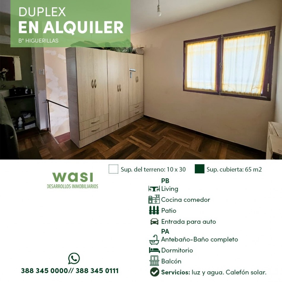 Alquiler Duplex tipo Loft