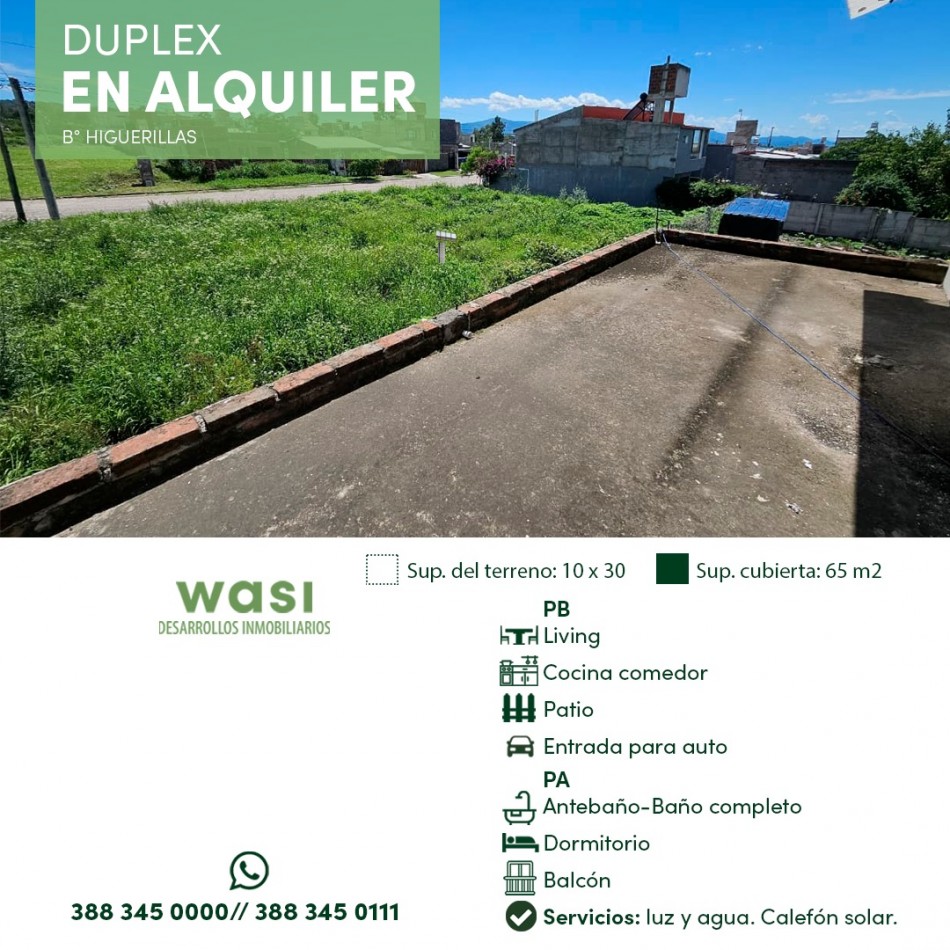 Alquiler Duplex tipo Loft