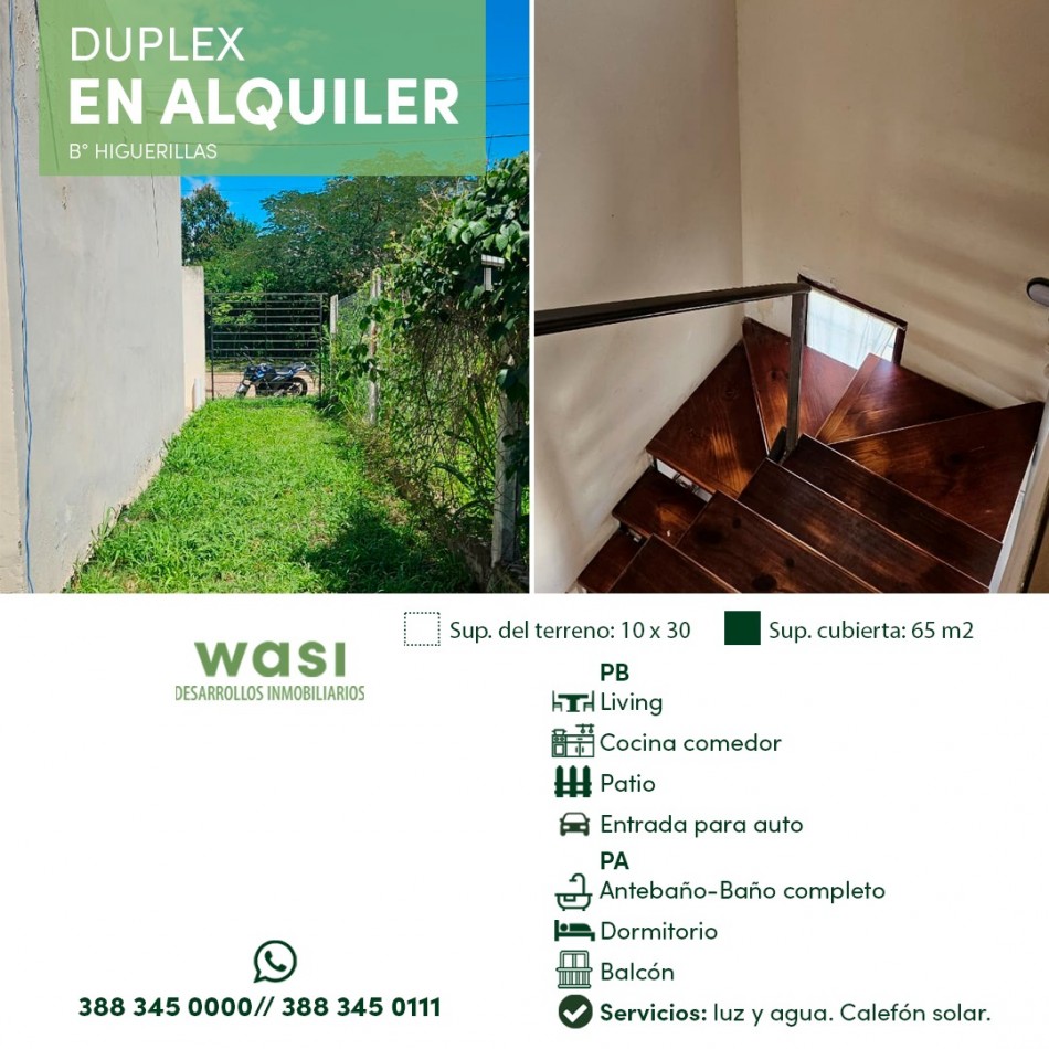 Alquiler Duplex tipo Loft