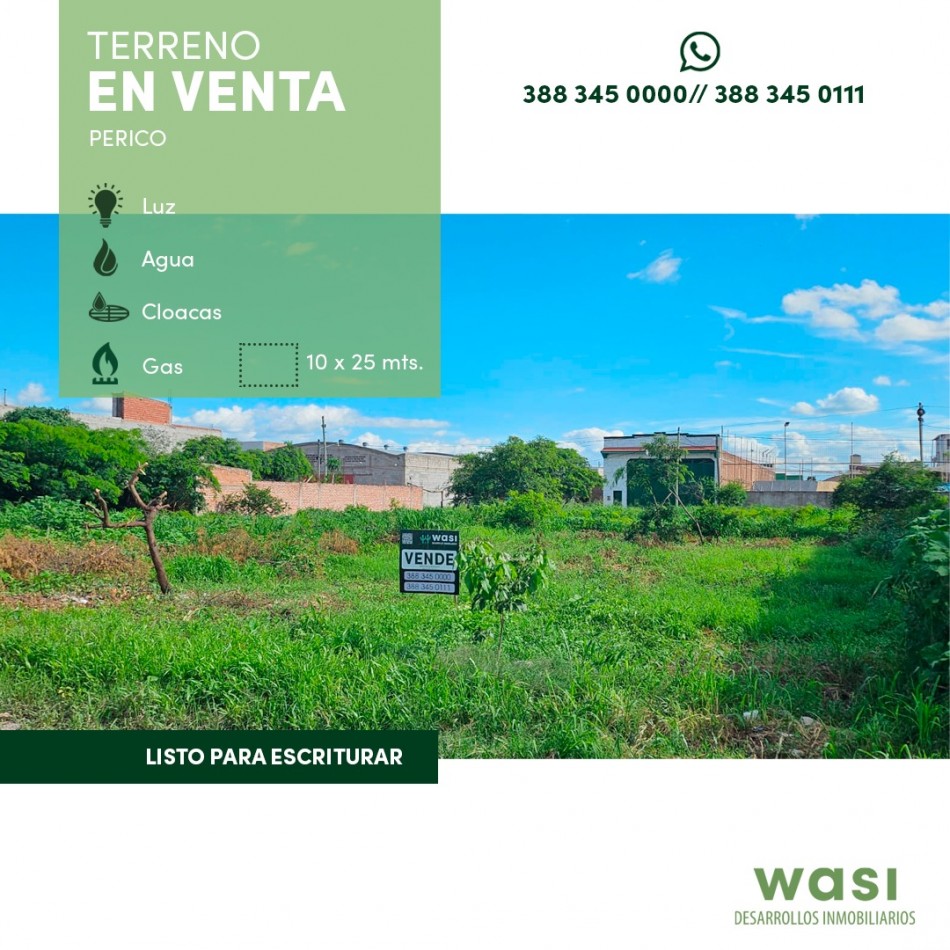 TERRENO PERICO