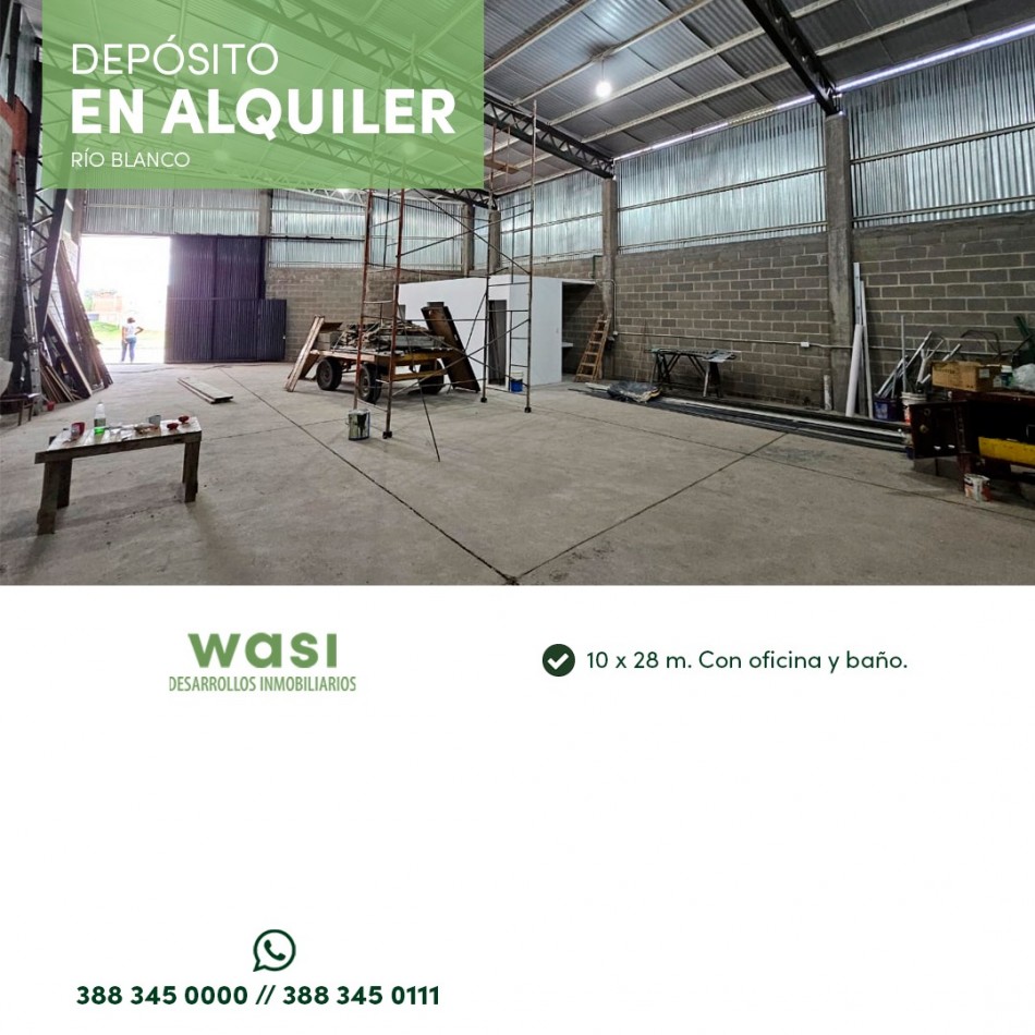 ALQUILER DEPOSITO RIO BLANCO