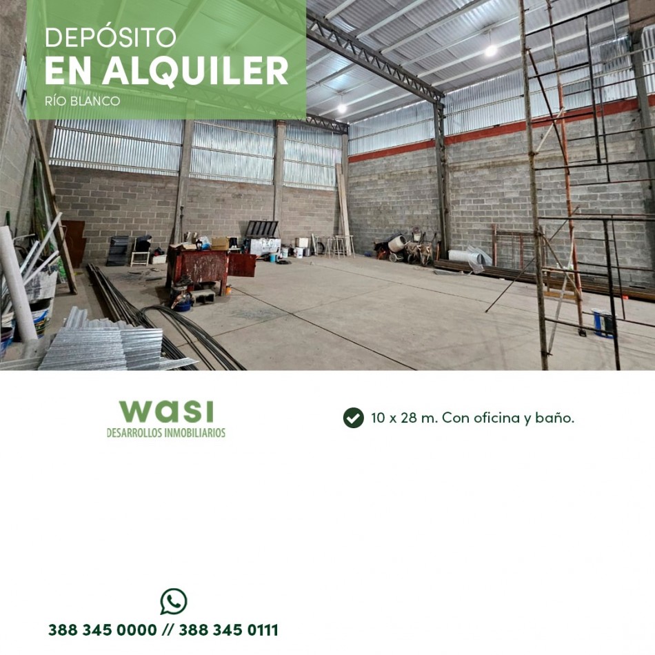 ALQUILER DEPOSITO RIO BLANCO