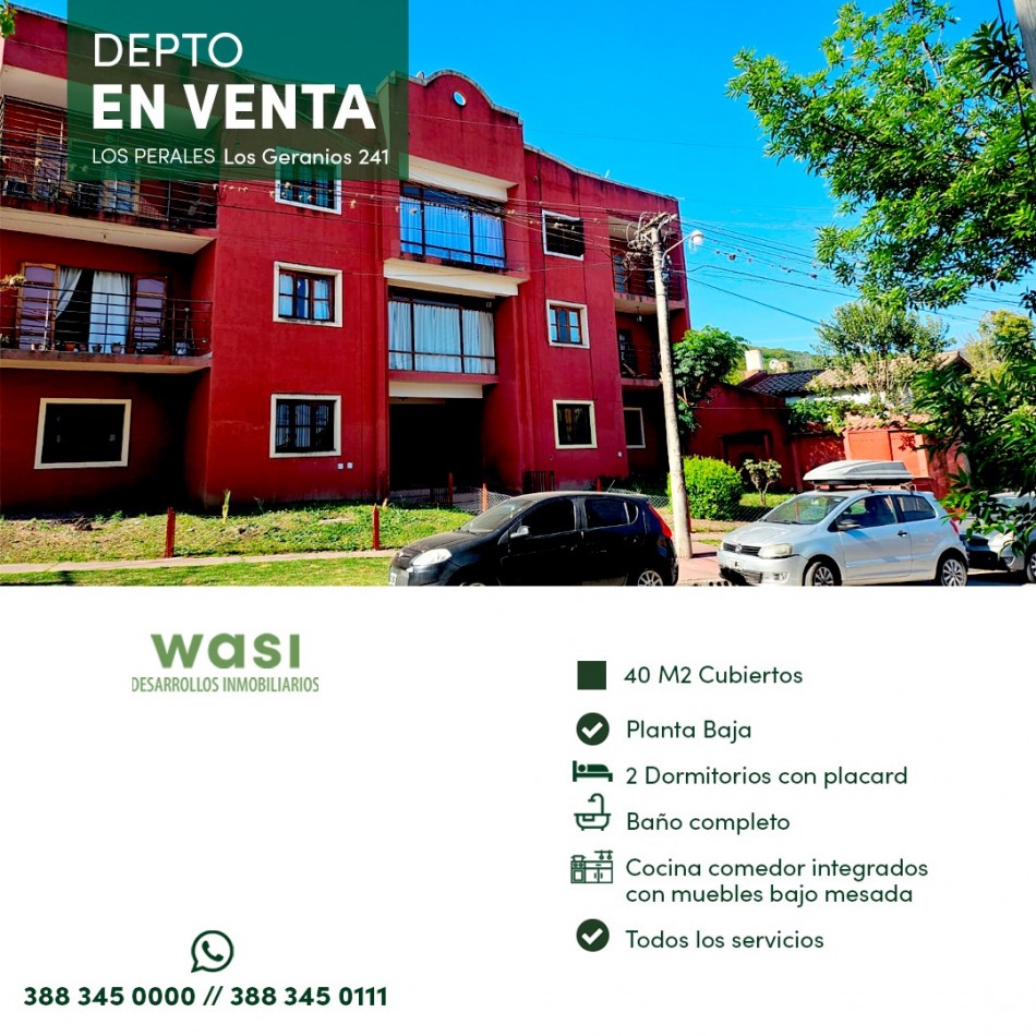 DEPTO LOS PERALES 1 DORM