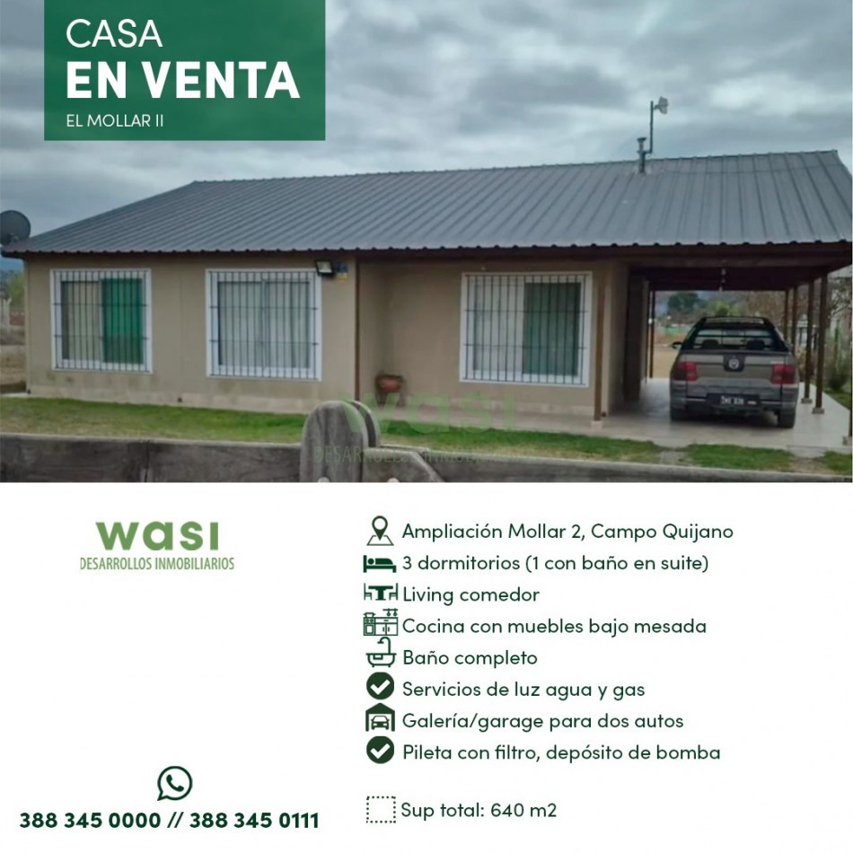 CASA CAMPO QUIJANO SALTA