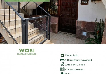 ALQUILER DEPTO PLANTA BAJA LOS PERALES